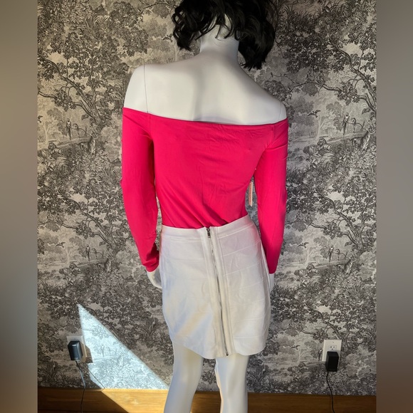 White Bandage Skirt - Picture 2 of 9